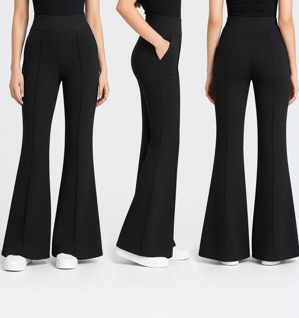 Trousers with Front Pleats And Pocket