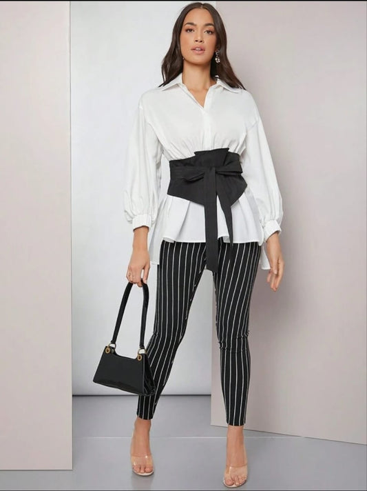 Formal lineing pants without pocket